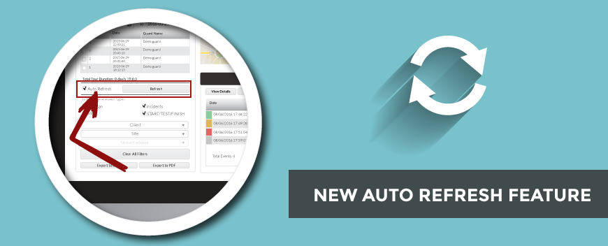 qr-patrol web app auto refresh feature