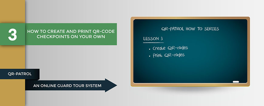 QR-Patrol | Create QR-Code checkpoints on your own