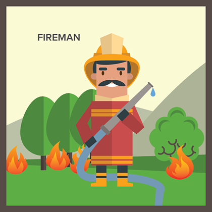 Fireman lone worker