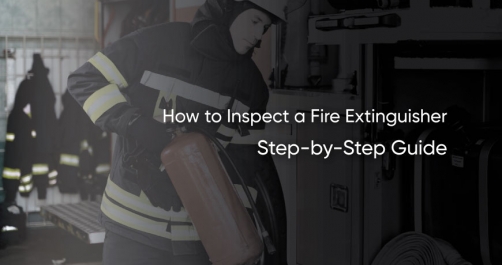 inspect a fire extinguisher