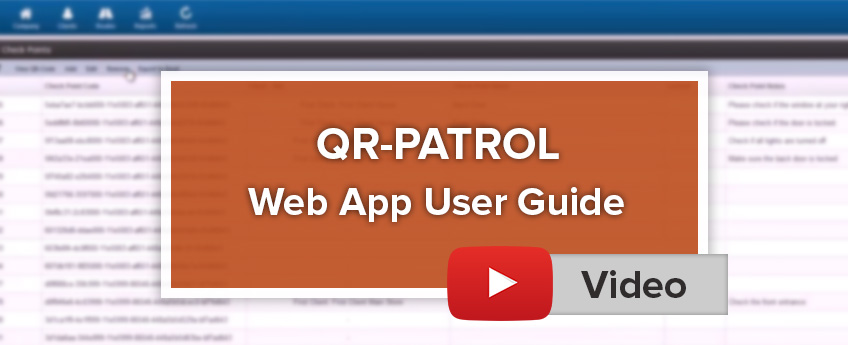 QR-Patrol application User Guide - Video